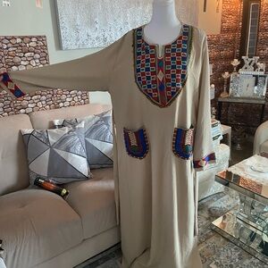 Beige Arabian dress